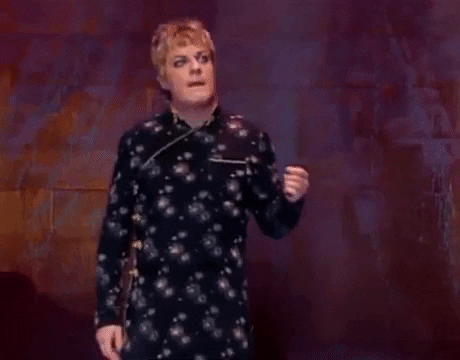 Vermillion303 giphygifmaker comedy eddie standup GIF
