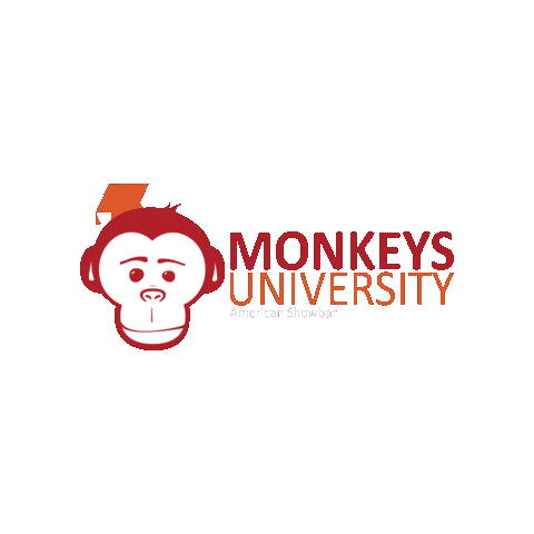 Monkeys-University giphygifmaker monkey university monkeys Sticker
