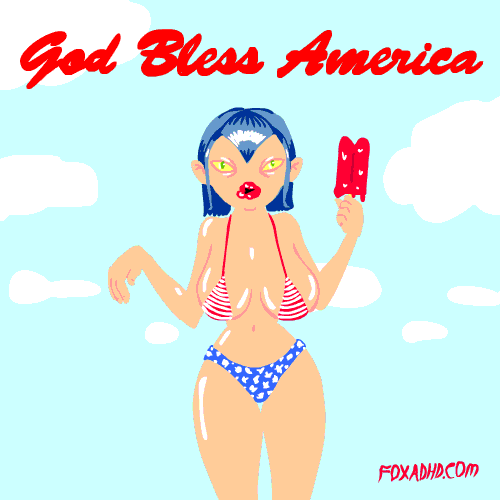 free july 4th GIF by Animation Domination High-Def