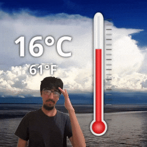 16 °C