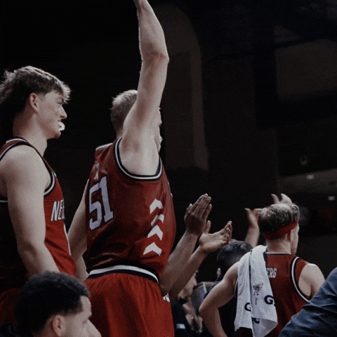 Celebration Basketball GIF by Huskers