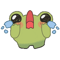 Tears Crying Sticker