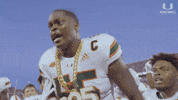Hurricanes Football Celebration GIF by Miami Hurricanes