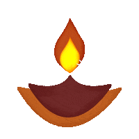 diwali divo Sticker