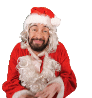 Santa Claus Christmas Sticker by Muyloco