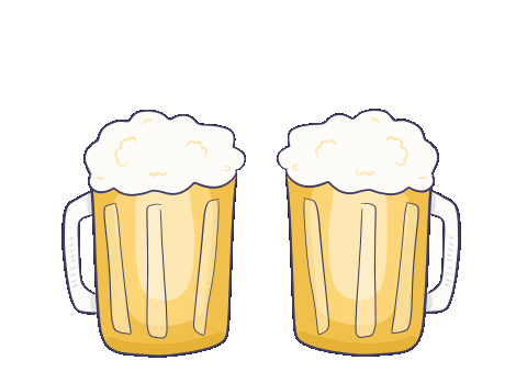 Cheers Celebrating Sticker by lalalove
