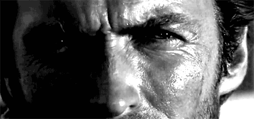 nervous clint eastwood GIF by hoppip