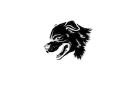 Mean Bull Dog Sticker by v3electric
