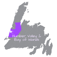 Bay Of Islands Nl West Sticker by Go Western Newfoundland