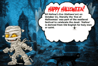 Black Cat Halloween GIF