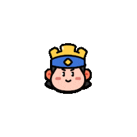 Baby Point Sticker by Squad Busters