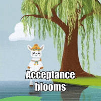 Wisdom Acceptance GIF by Llamaozi