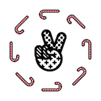 Peace Out Art Sticker by peaceoutskincare