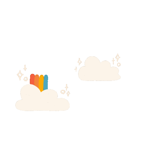 separatethings giphyupload rainbow cloud separatethings Sticker