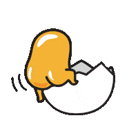 Egg Goodbye Sticker by Gudetama
