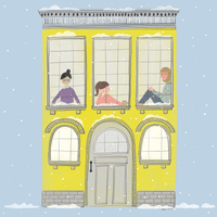 girl snow GIF