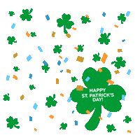 St Patricks Day Confetti Sticker by InterNations