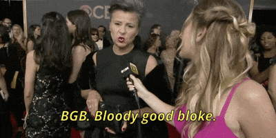 red carpet bgb bloody good bloke GIF by Emmys