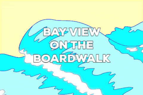 BayViewontheBoardwalk giphygifmaker giphyattribution beach ocean GIF