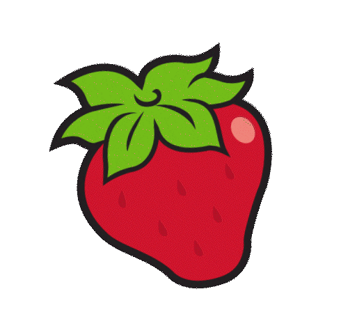 Strawberry Sticker by Erstwilder