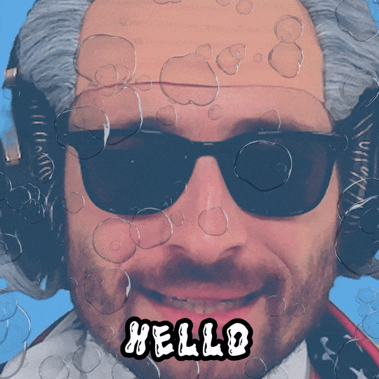 Raining Under Water GIF