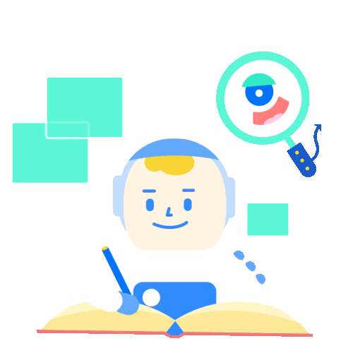 Test Learn Sticker by Snapask