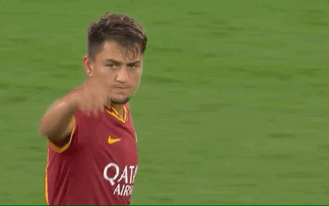 Excited Italian GIF by AS Roma