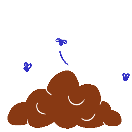 POLARFUX shit poop flies Sticker