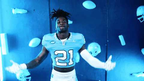 North Carolina Football GIF by UNC Tar Heels
