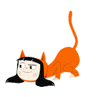 Cat Kitty Sticker by Hachette Australia