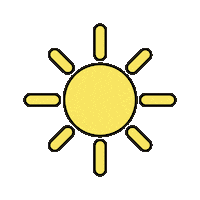 Floating Summer Time Sticker