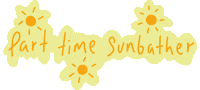 Sun Sunbathing Sticker by Poppy Deyes