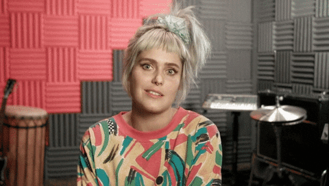 Just Kidding Wink GIF by Hardly Art