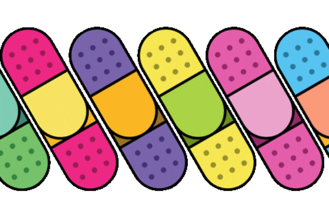 Scrolling Get Well Soon Sticker