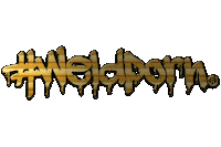 Logo Gold Sticker by Blue Demon Welding