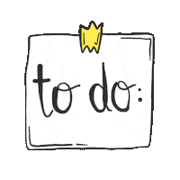 To Do Work Sticker