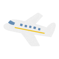 familiar_official plane airplane familiar ファミリア Sticker