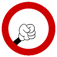 MichaelVerhuelsdonk cartoon hand sign fist Sticker