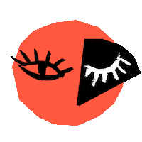 PSTOdesign pizza eyes wink eye Sticker