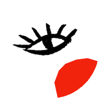 PSTOdesign pizza eyes wink eye Sticker