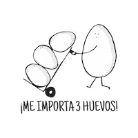PizpiretArts huevos losdibujosdeloshuevos meimportatreshuevos Sticker
