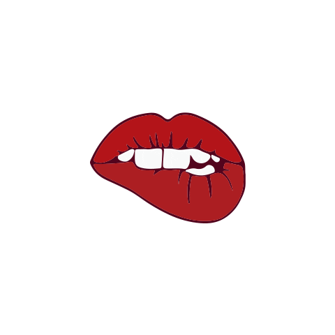 oliviabratch kiss lips red lip Sticker