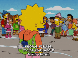 orating lisa simpson GIF
