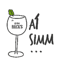 fantebebidas drink cheers gin ai sim Sticker