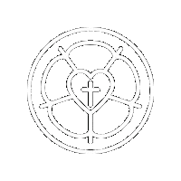 VELKD velkd lutherrose velkd rose Sticker