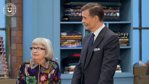 Awkward Friends GIF by The Great British Sewing Bee