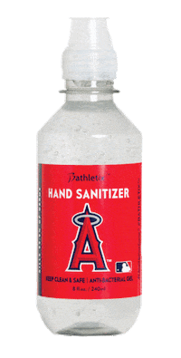 Bathletix baseball mlb angels handsanitizer Sticker