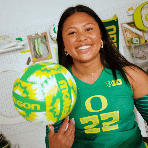 Oregon Duck Volleyball GIF by GoDucks