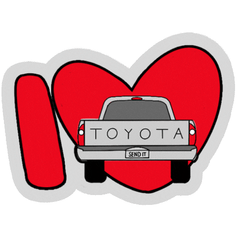 I Love Corazon Sticker by Toyota México