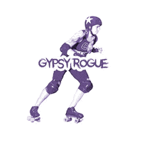 Rogue Sticker by Cal Skate Roller Derby